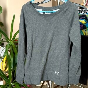 Gray Under Armour lightweight sweatshirt